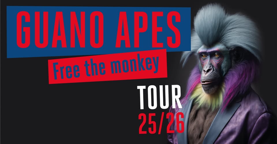 AUSVERKAUFT: Guano Apes - Free the monkey Tour 25/26 - Prague Lucerna - Velký sál