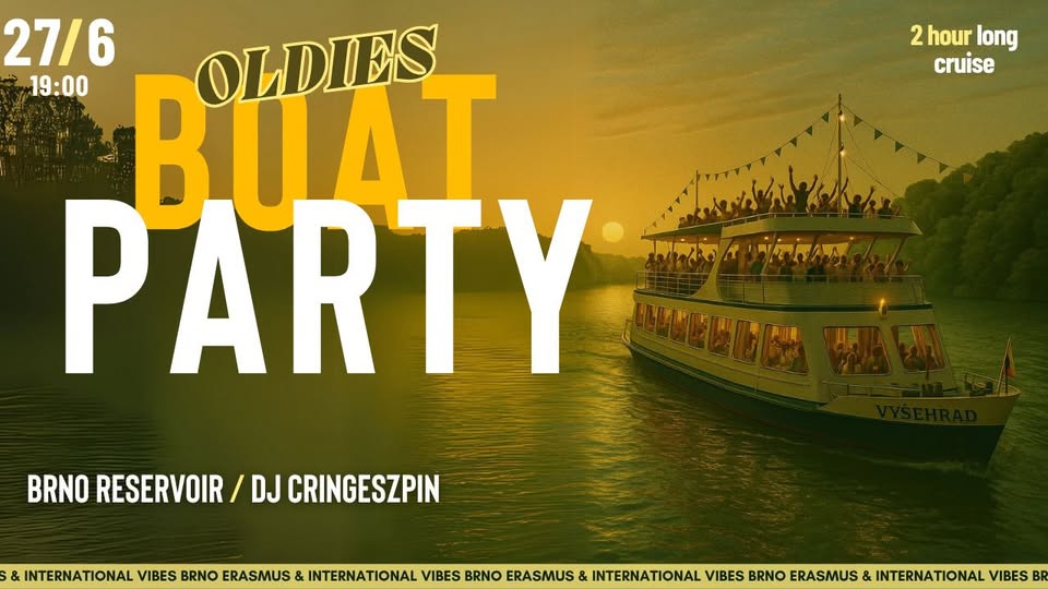 🚢 Oldies Boat party by EIVB x 18.7 x Brno reservoir