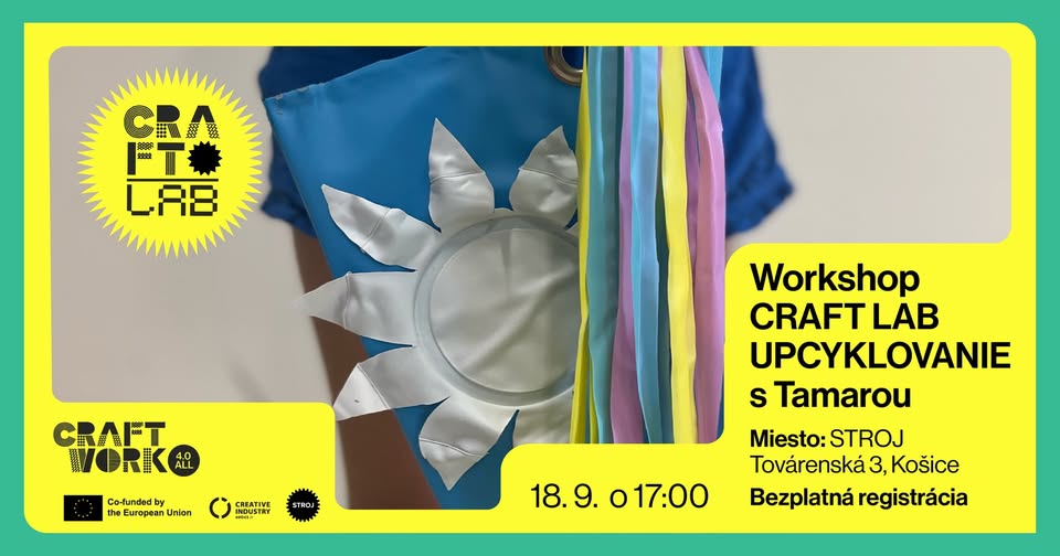 Workshop CRAFT LAB: Upcyklovanie s Tamarou
