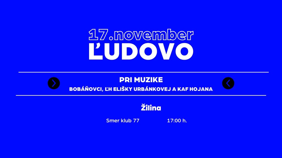 17. november ľudovo v Žiline