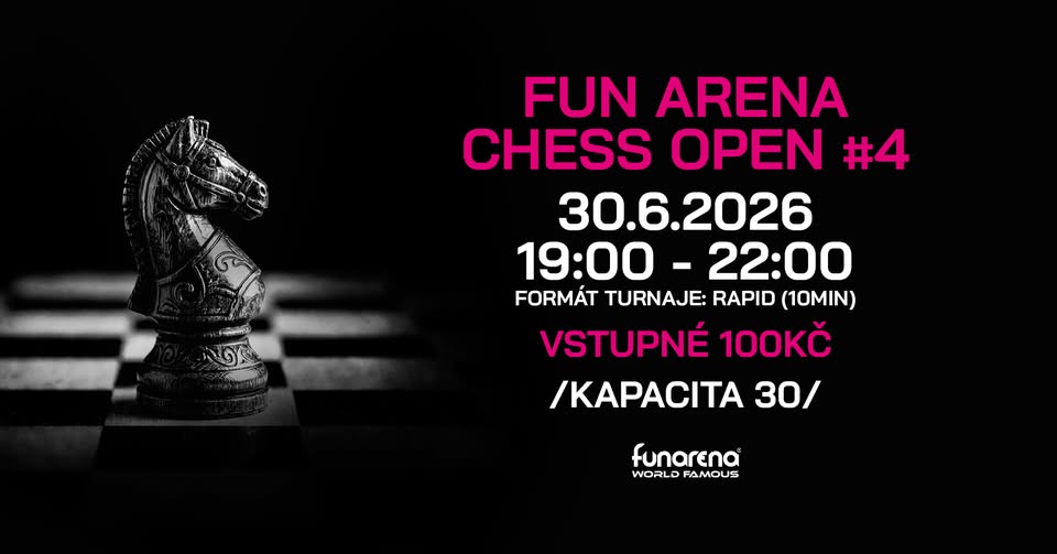 ♟️ Fun Arena Chess Open #4: Tradiční bitva mozků v tempu RAPID! ♟️
