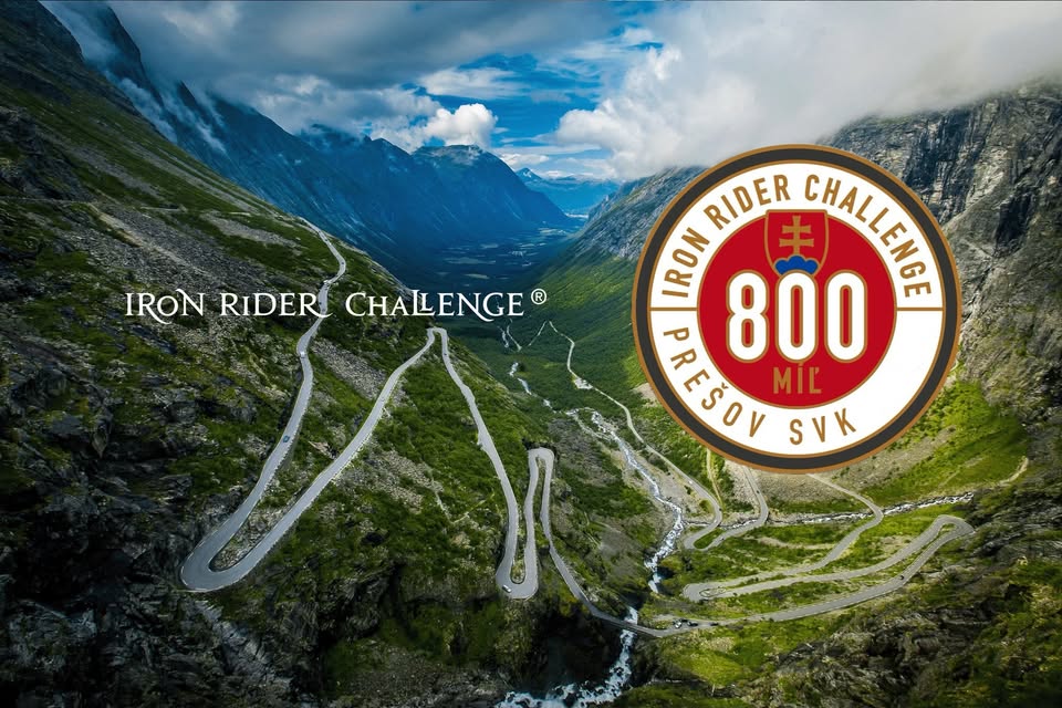 IRON RIDER Challenge 2025 - SK, Prešov, 800 MIL OKOLO SLOVENSKA ZA 24 HODIN!