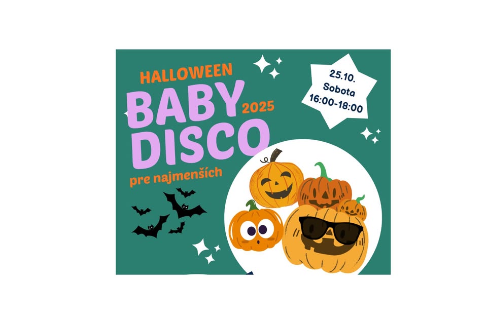 BABY DISCO pre najmenších - Halloween