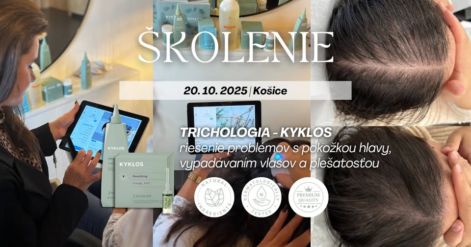 KADERNÍCKE ŠKOLENIE - Trichológia rady Kyklos