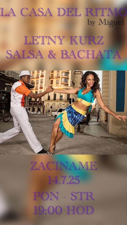 LETNY KURZ SALSY & BACHATA by MIGANGEL