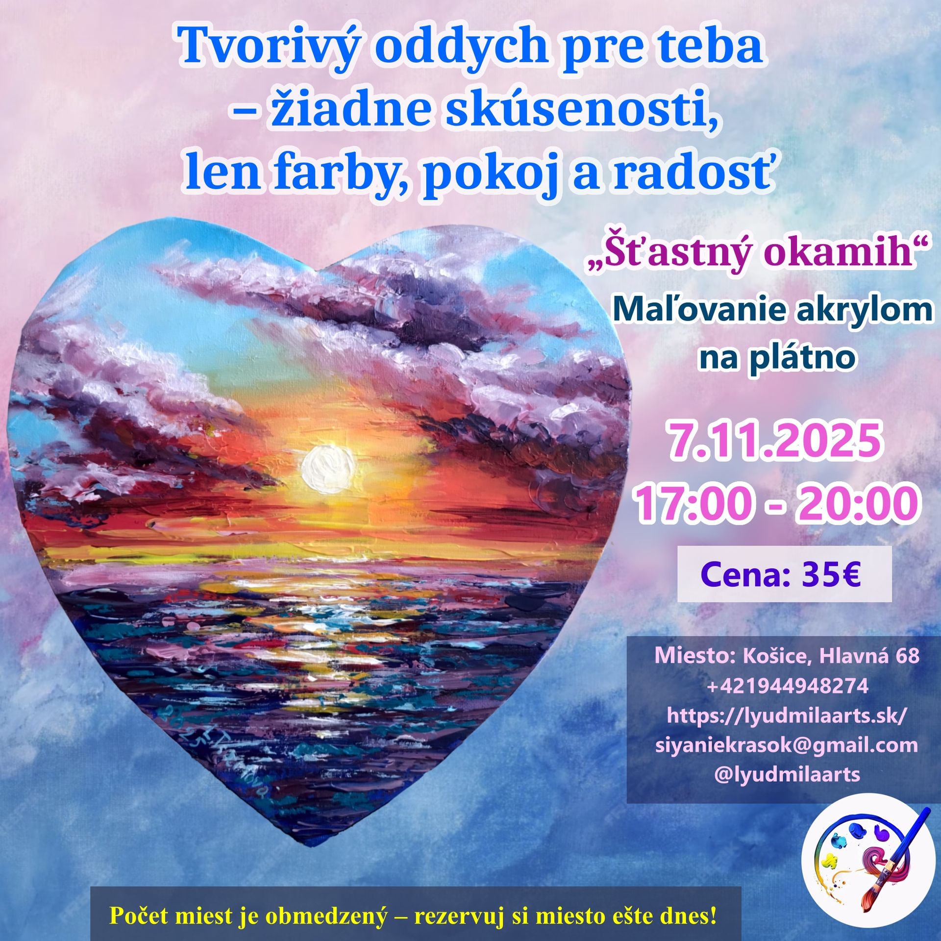 Čas pre seba: oddýchni si pri maľovaní – žiadne skúsenosti, len radosť.