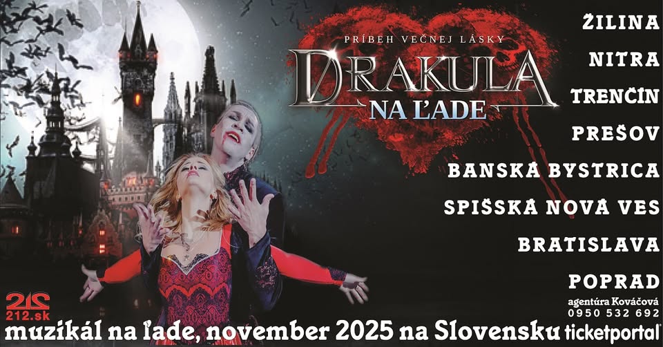 DRAKULA NA ĽADE NOVEMBER 2025 SLOVENSKO