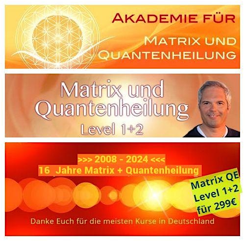 Berlin Matrix Energetics Quantenheilung Epigenetic am 30.-31.  August