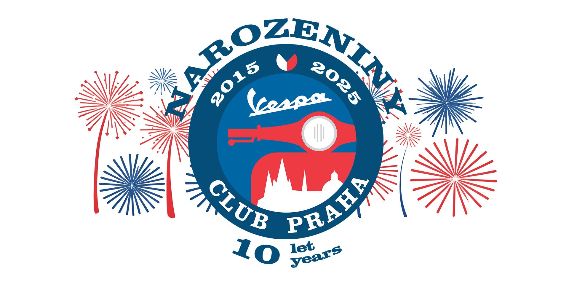 10th birthday of Vespa Club Praha