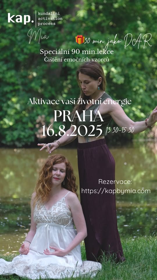90 min.KAP Aktivace životní energie s Miou
