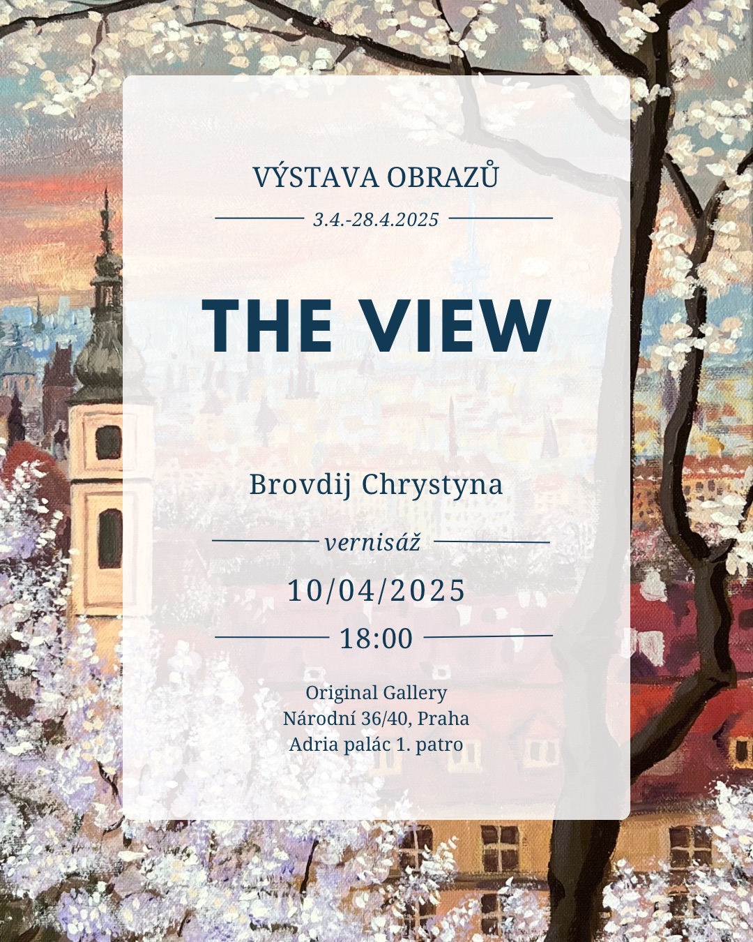 Vernisáž - výstava obrazů “The View”