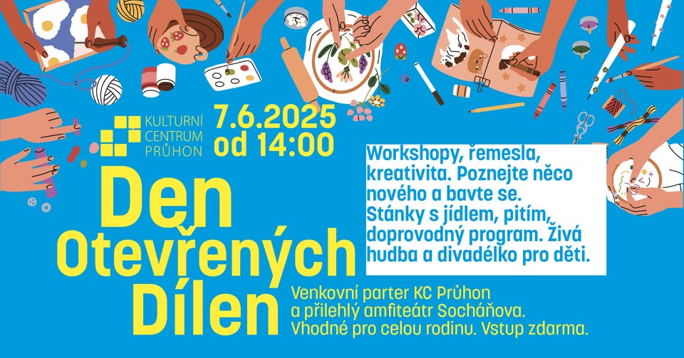 Den otevřených dílen (minifestival workshopů, tvoření a řemesel)