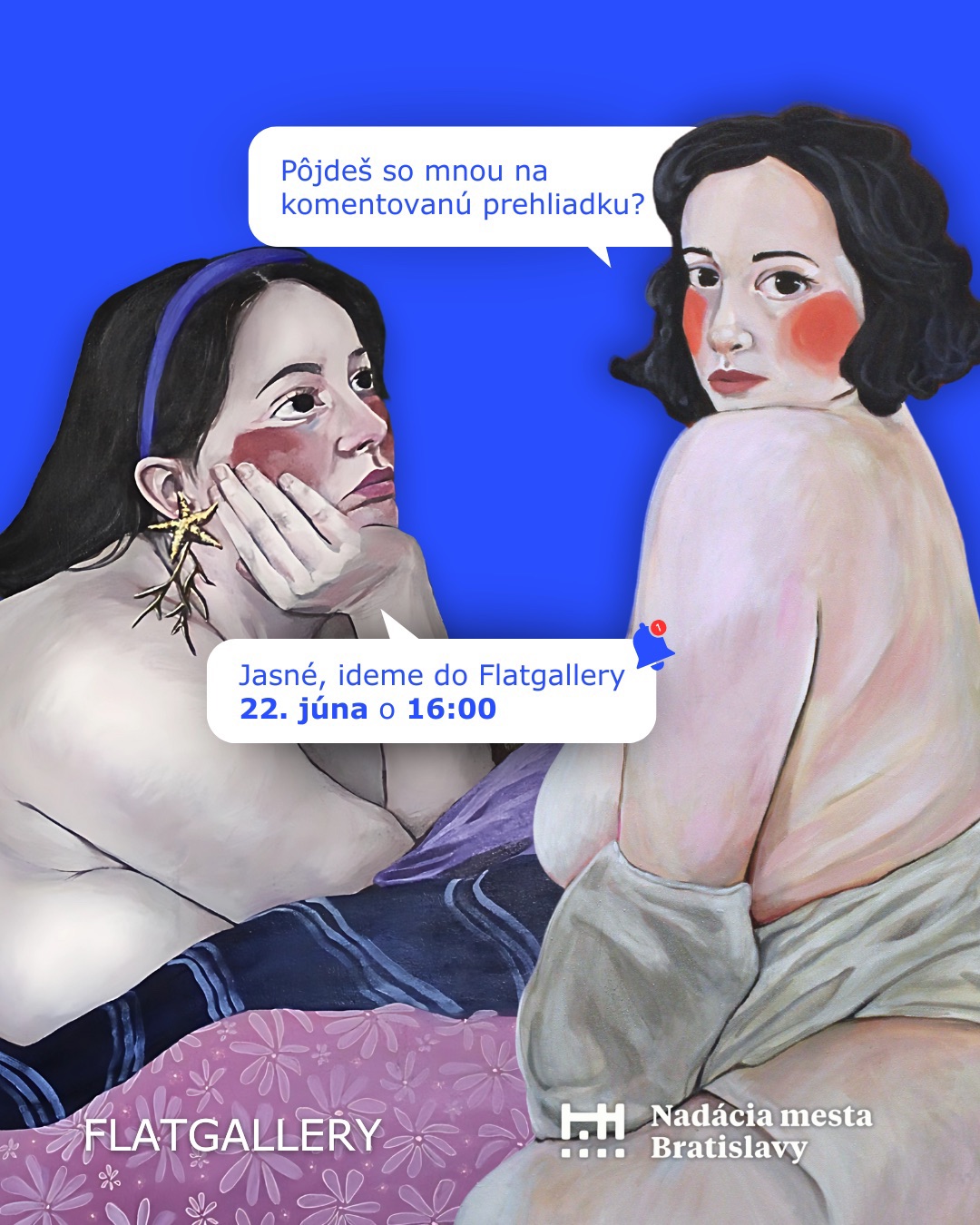 🗣️🎨 Komentovaná prehliadka výstavy Big Girls Don’t Cry 💙