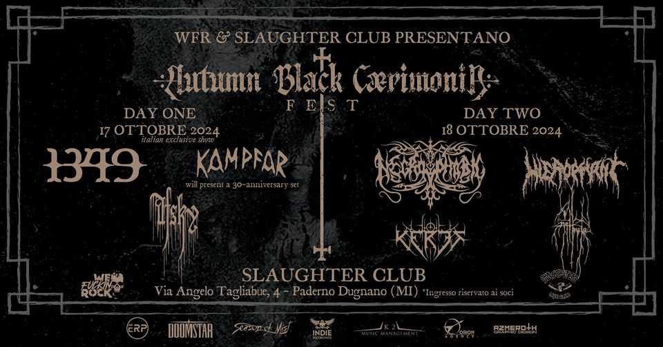 AUTUMN BLACK CAERIMONIA FEST