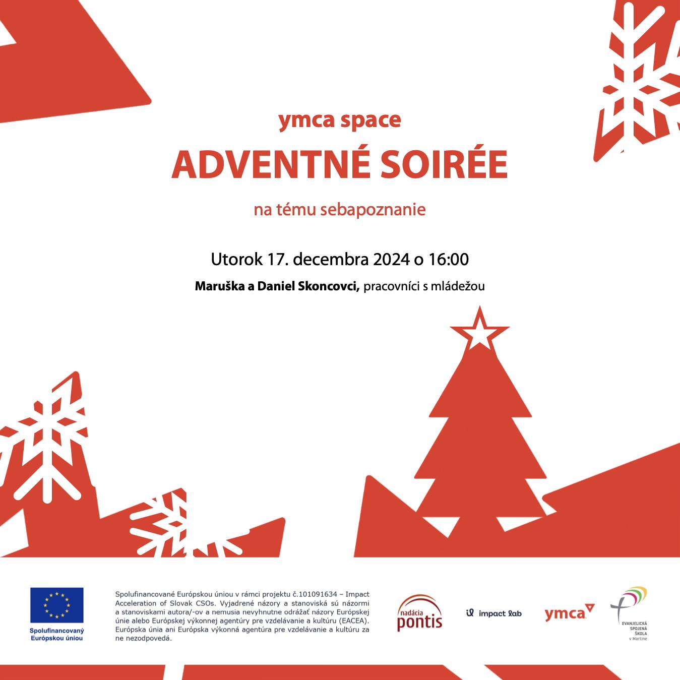 YMCA SPACE - Adventné soirée