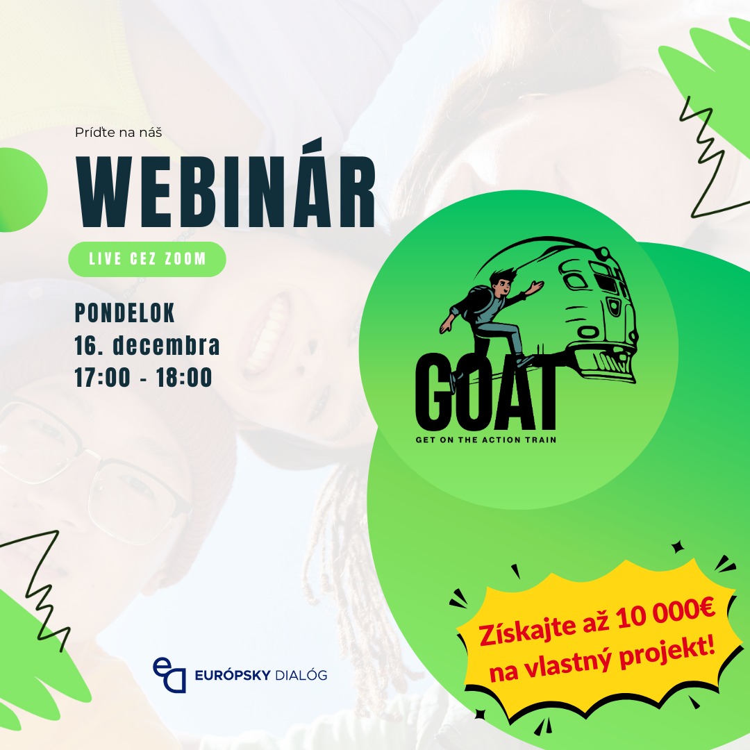 Webinár: Súťaž o podporu mládežníckych iniciatív