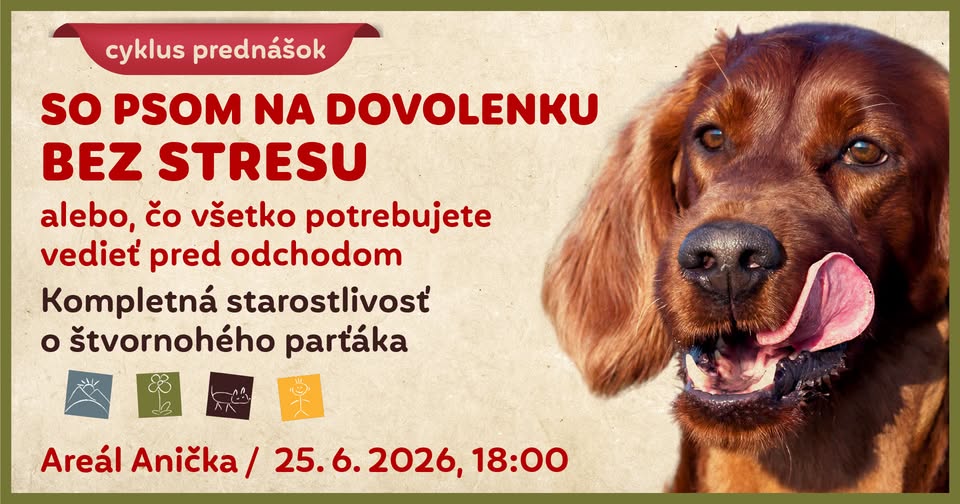 ✈️ so psom na dovolenku, bez stresu