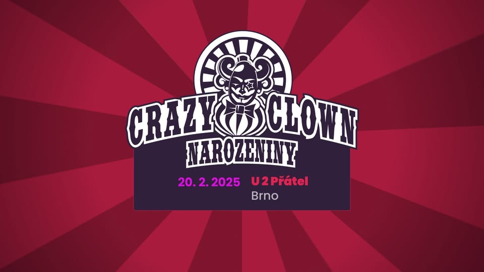 9. narozeniny Crazy Clown