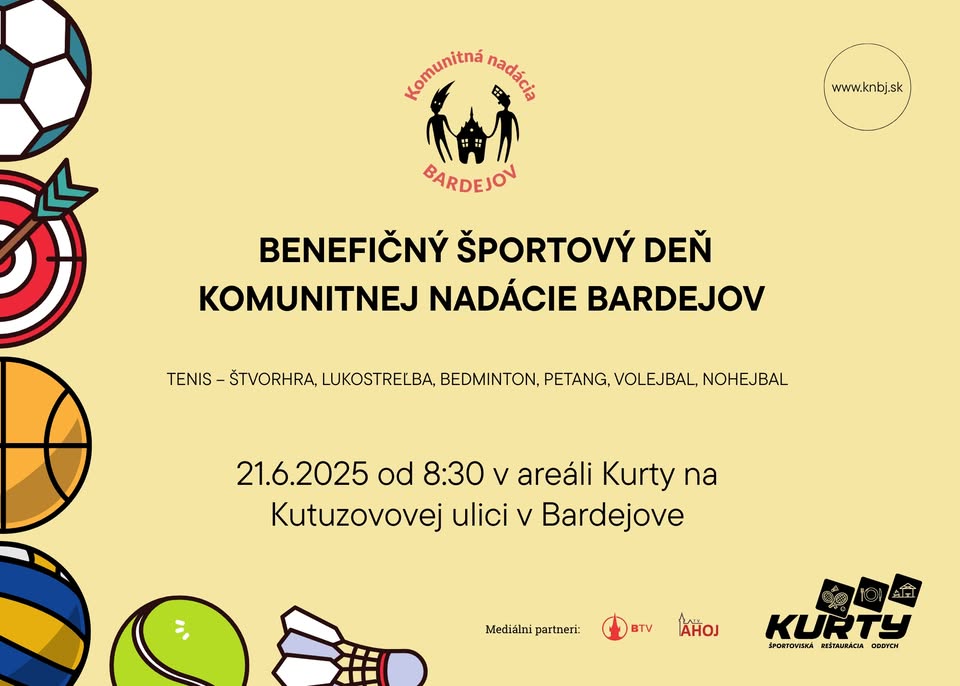 Benefičný športový deň Komunitnej nadácie Bardejov