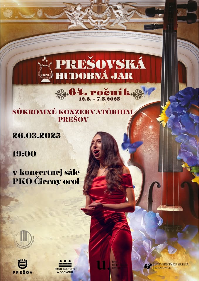 Prešovská hudobná jar 2025 - SÚKROMNÉ KONZERVATÓRIUM PREŠOV