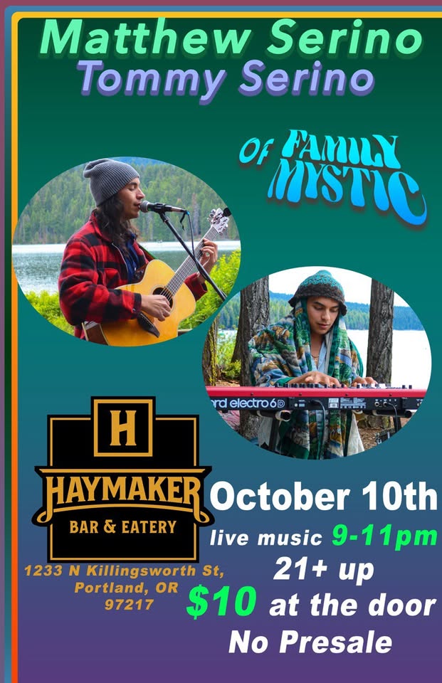 An Evening with Matthew & Tommy Serino at Haymaker