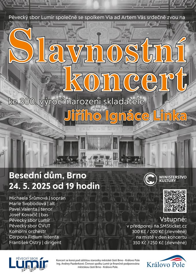 Slavnostní koncert "Linek 300" v Brně