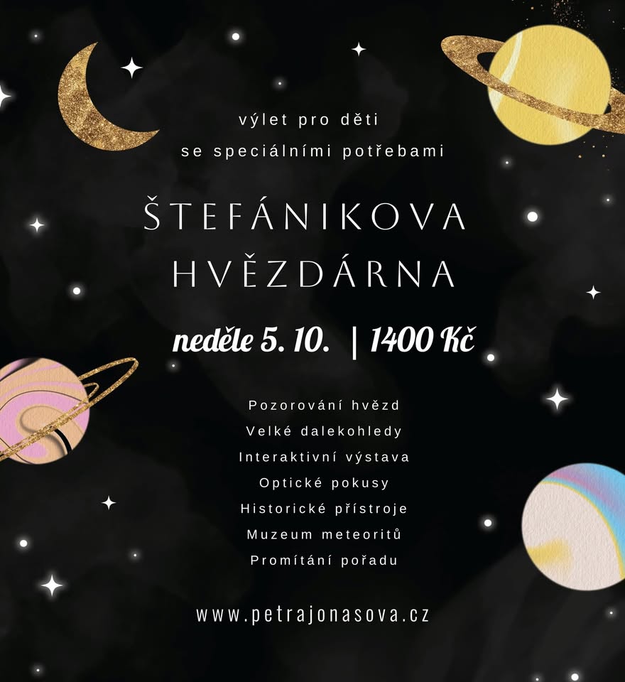 Výlet pro děti se speciáními potřebami - Štefánikova hvězdárna