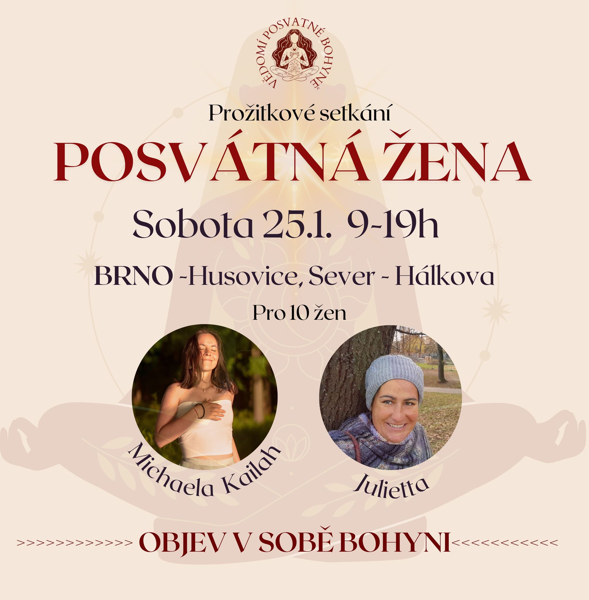 Posvátná Žena 25.1. ~ prožitkové setkání