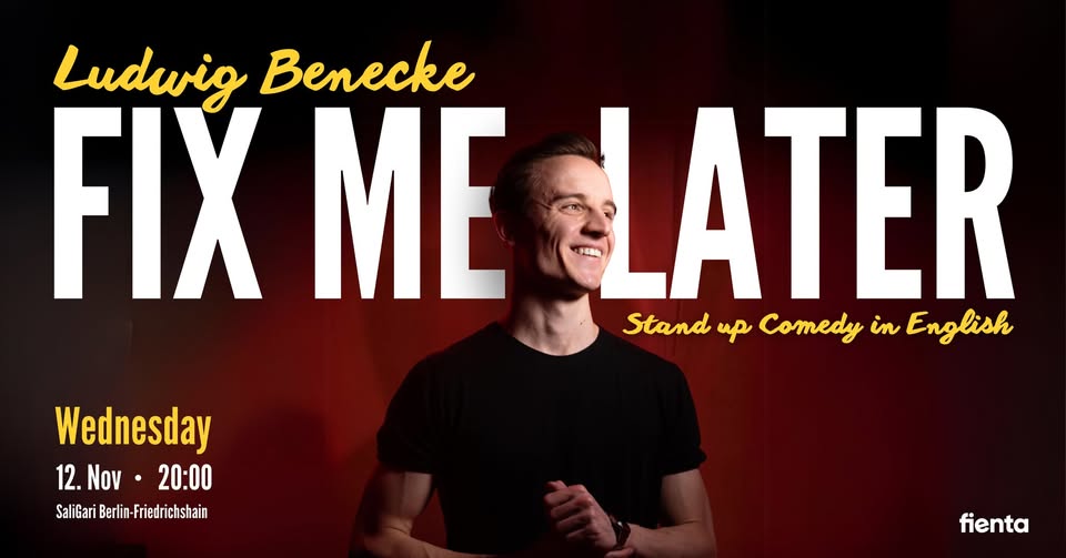 Fix Me Later - Stand Up Comedy Show in English