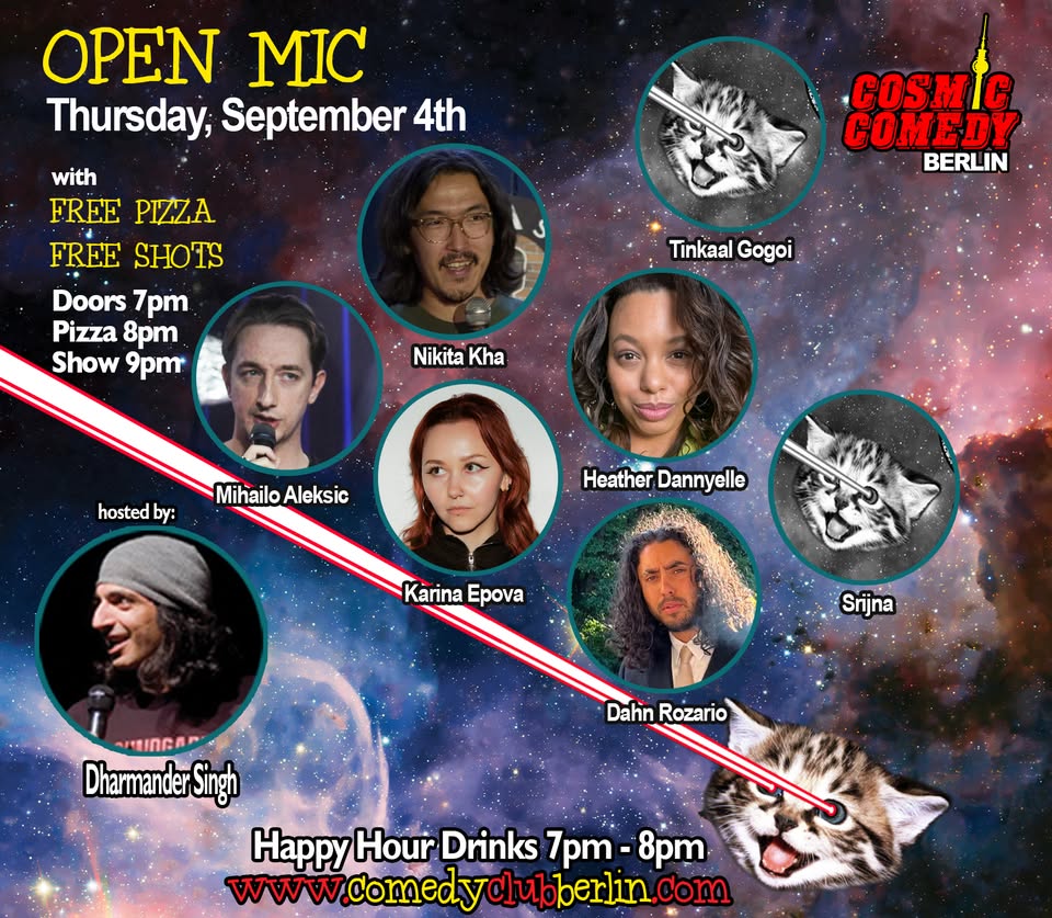 Cosmic Comedy Berlin OPEN-MIC THURSDAY