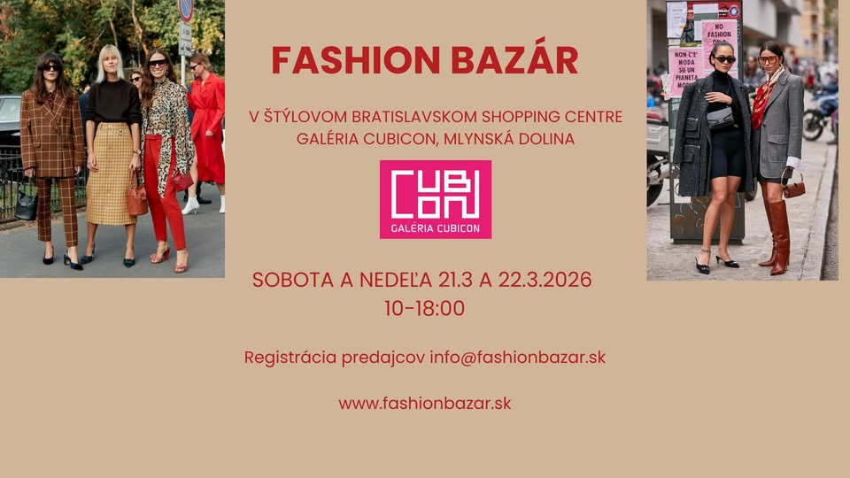Fashion Bazár v Galérii Cubicon