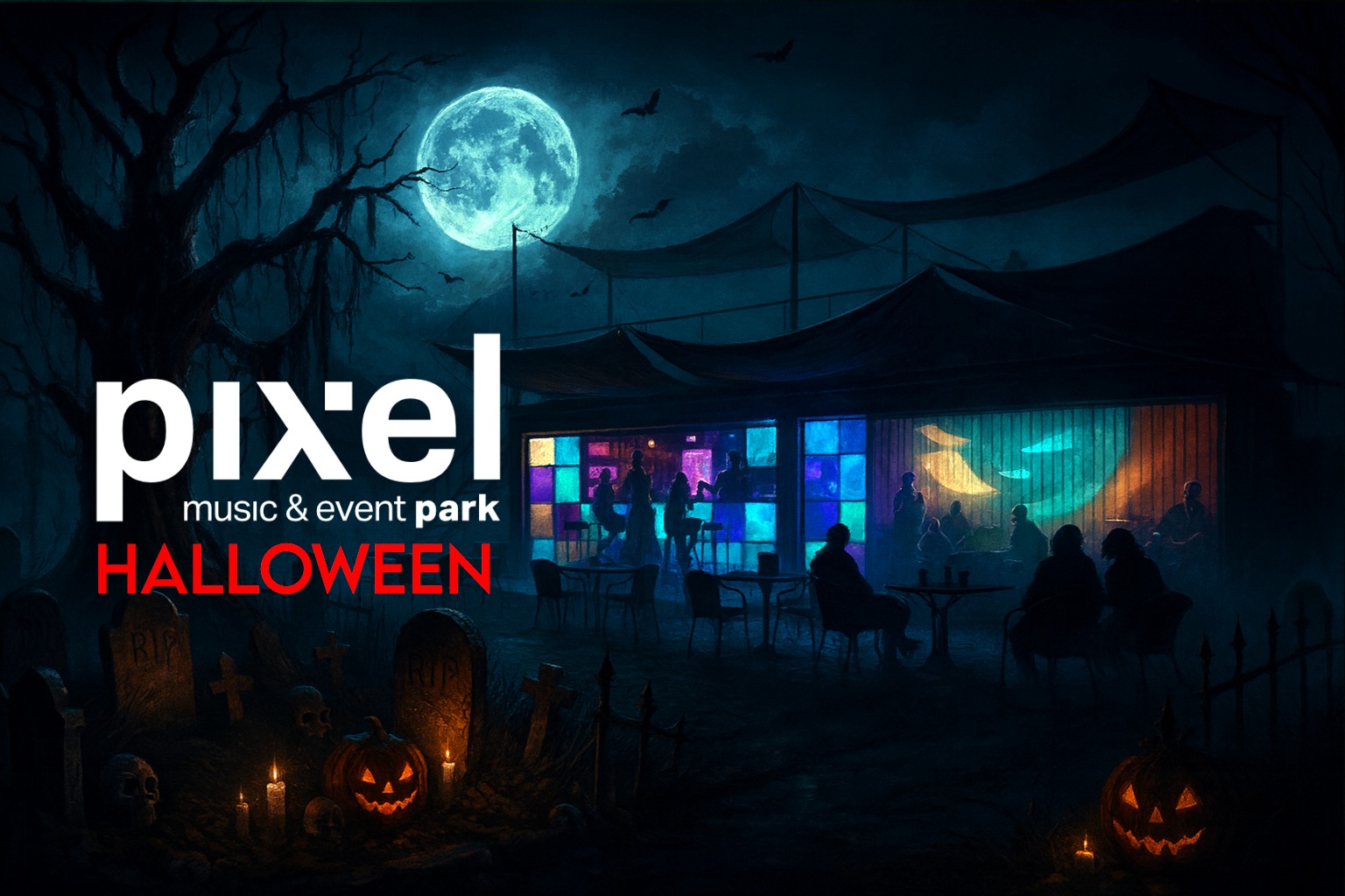 Pixel Halloween Night
