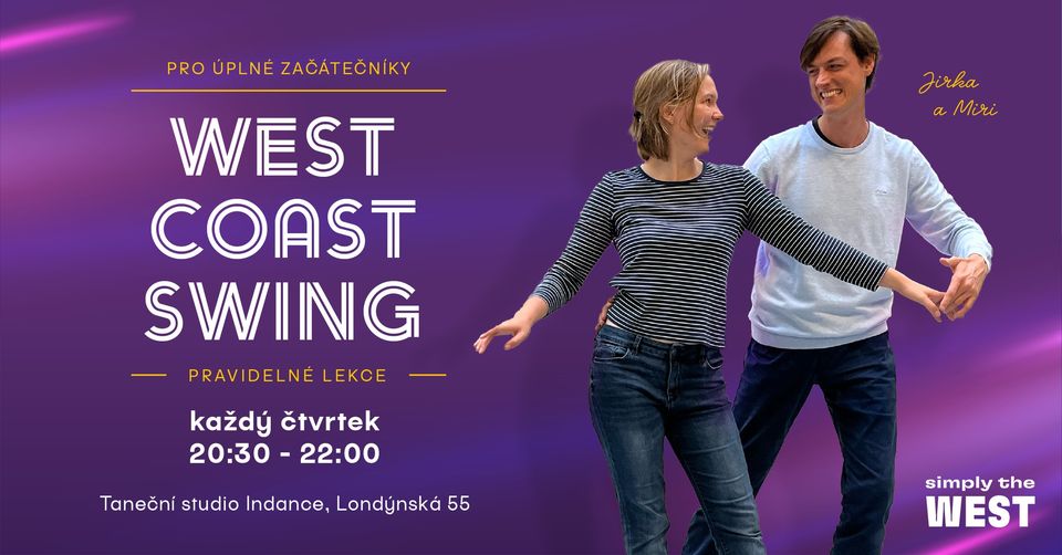 Kurz West Coast Swingu pro začátečníky s Jirkou a Miri