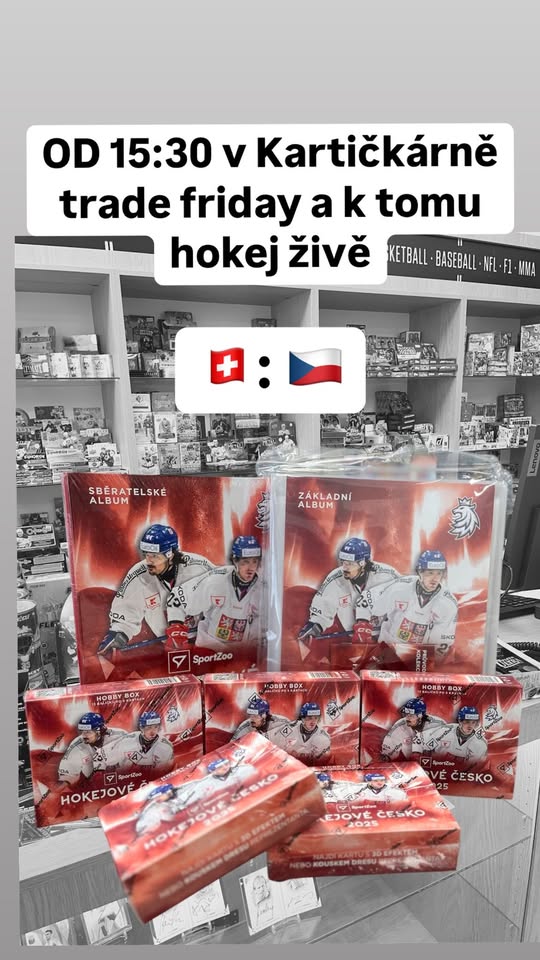 Friday's release trade Sportzoo Hokejové Česko