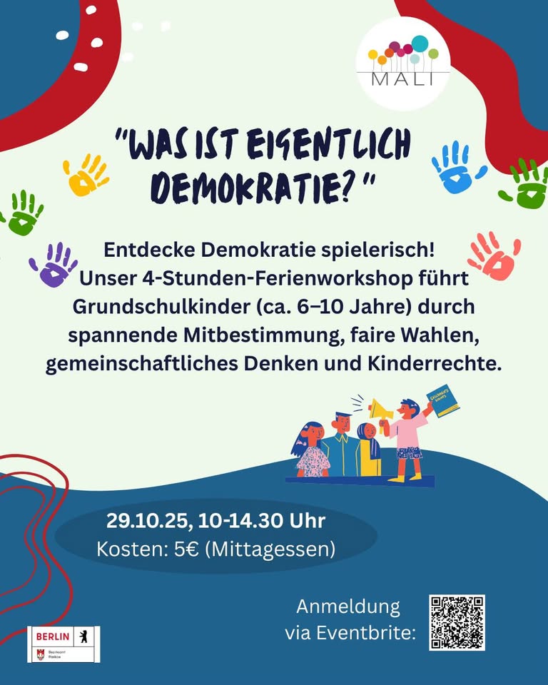 Ferienworkshop - "Was ist eigentlich Demokratie?"