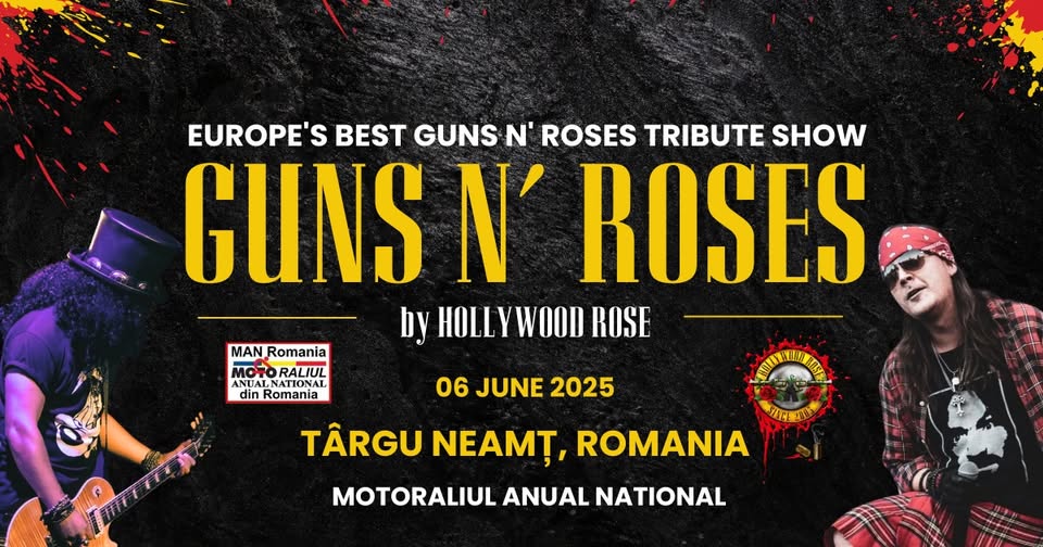 💥  Live - GUNS N' ROSES tribute concert 💥 XIII. Motoraliul Anual National