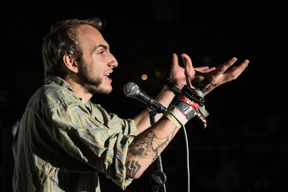Slam poetry exhibice / Vedlejší kolej / Nový Bor