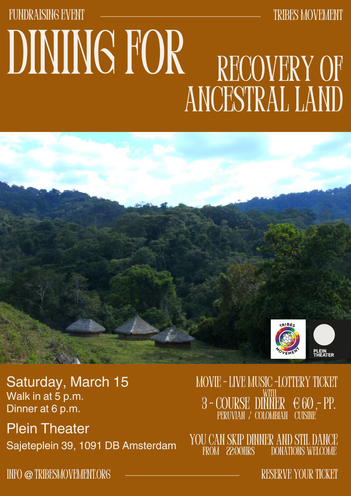 Dining for Recovery Ancestral Land