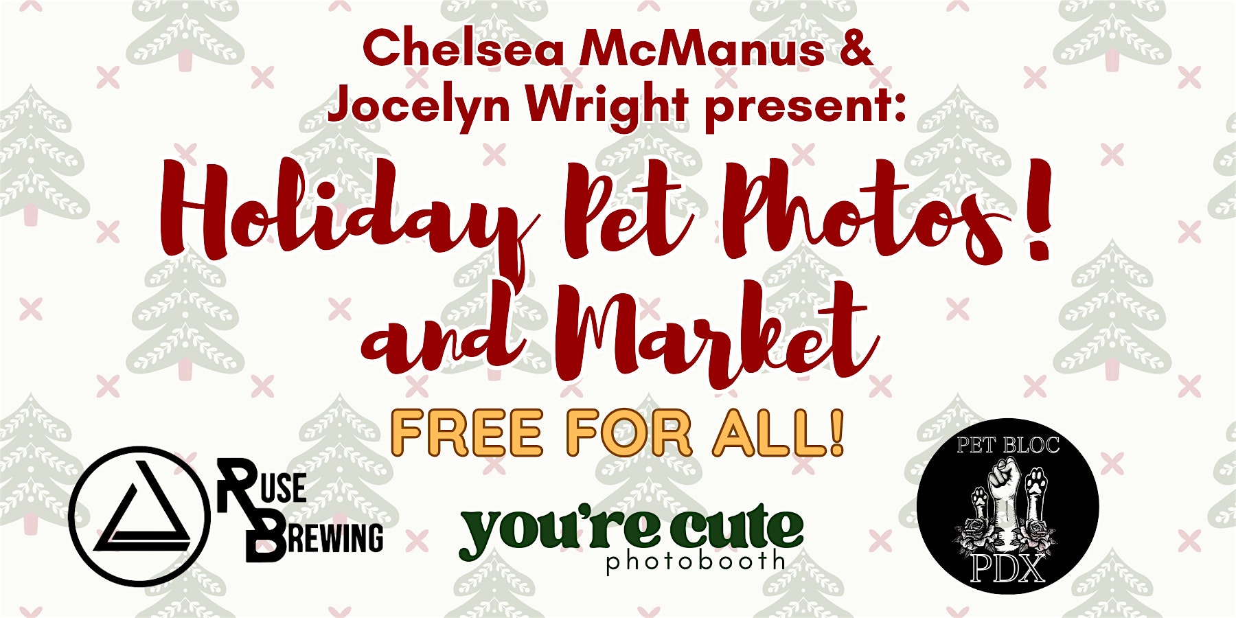 Pet Family Photos and Holiday Market at Ruse Brewing