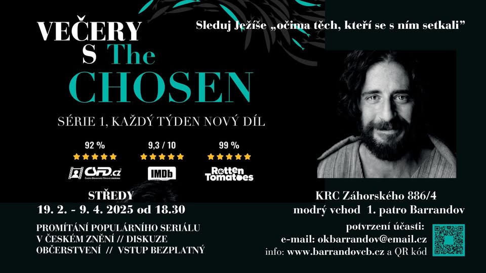 Večery s The Chosen na Barrandově