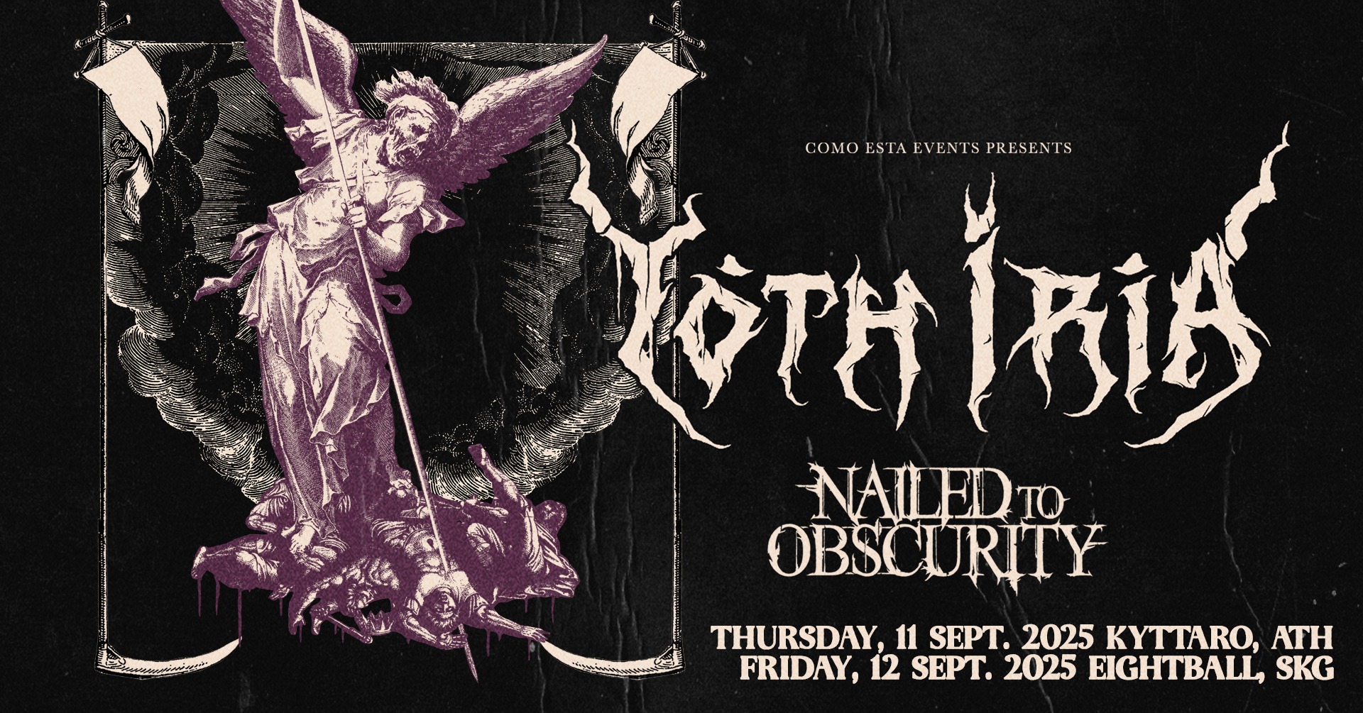 Yoth Iria/Nailed to Obscurity live in Greece