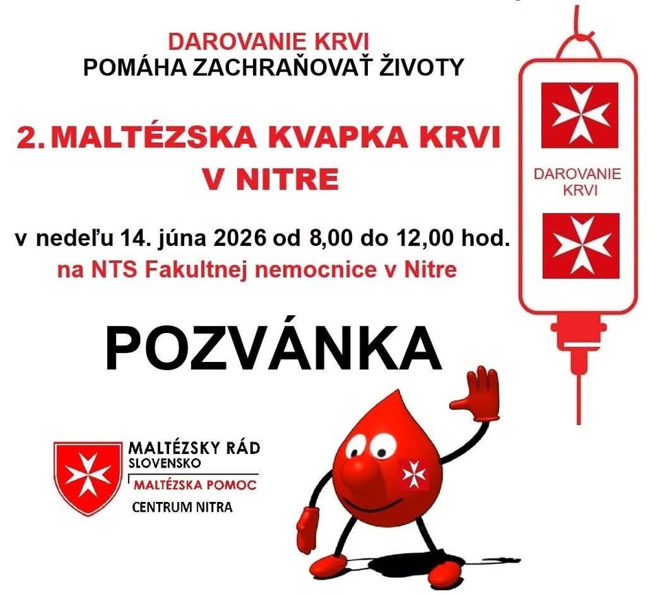 2. Maltézska kvapka v Nitre