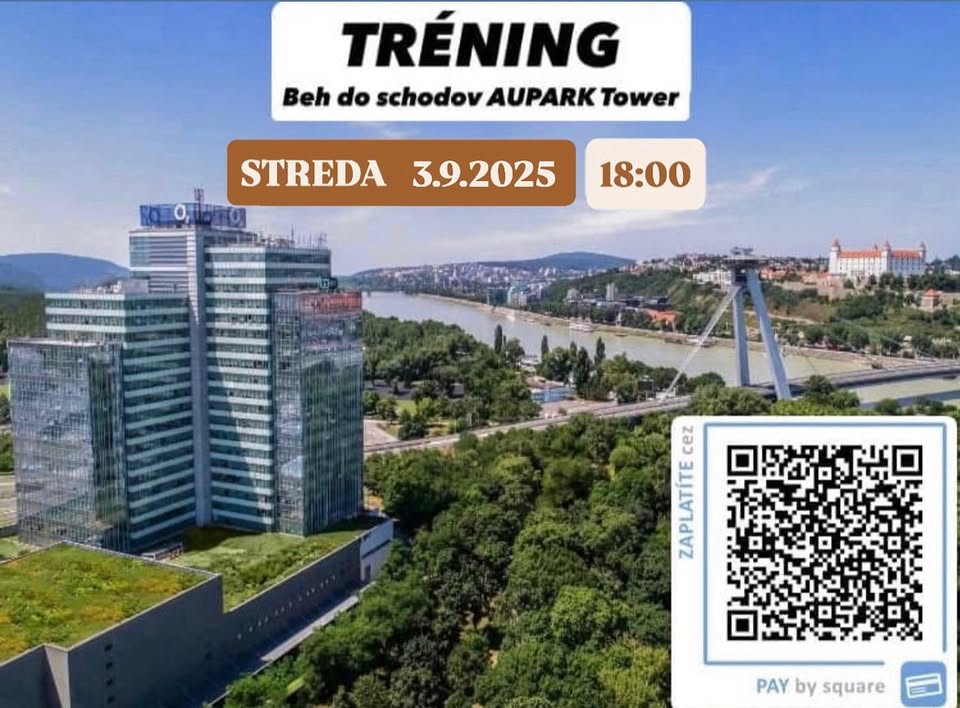 Towerrunning tréning AUPARK Tower - SEPTEMBER