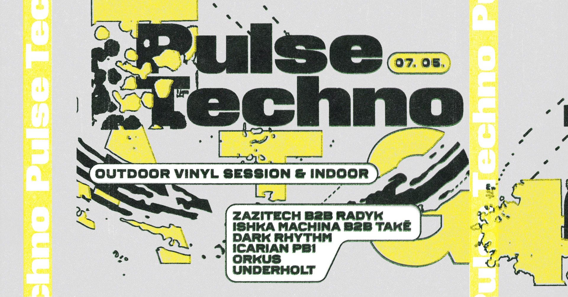PULSE TECHNO: zazitech, RADYK, ishka machina, Takē, Dark Rhythm, Icarian PB1, Orkus, Underholt