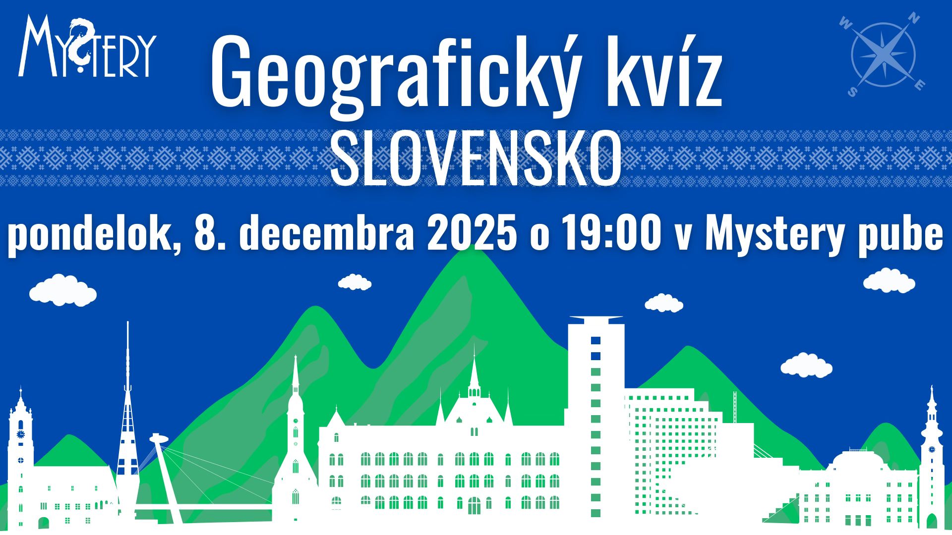 Decembrový Mystery geografický kvíz: SLOVENSKO