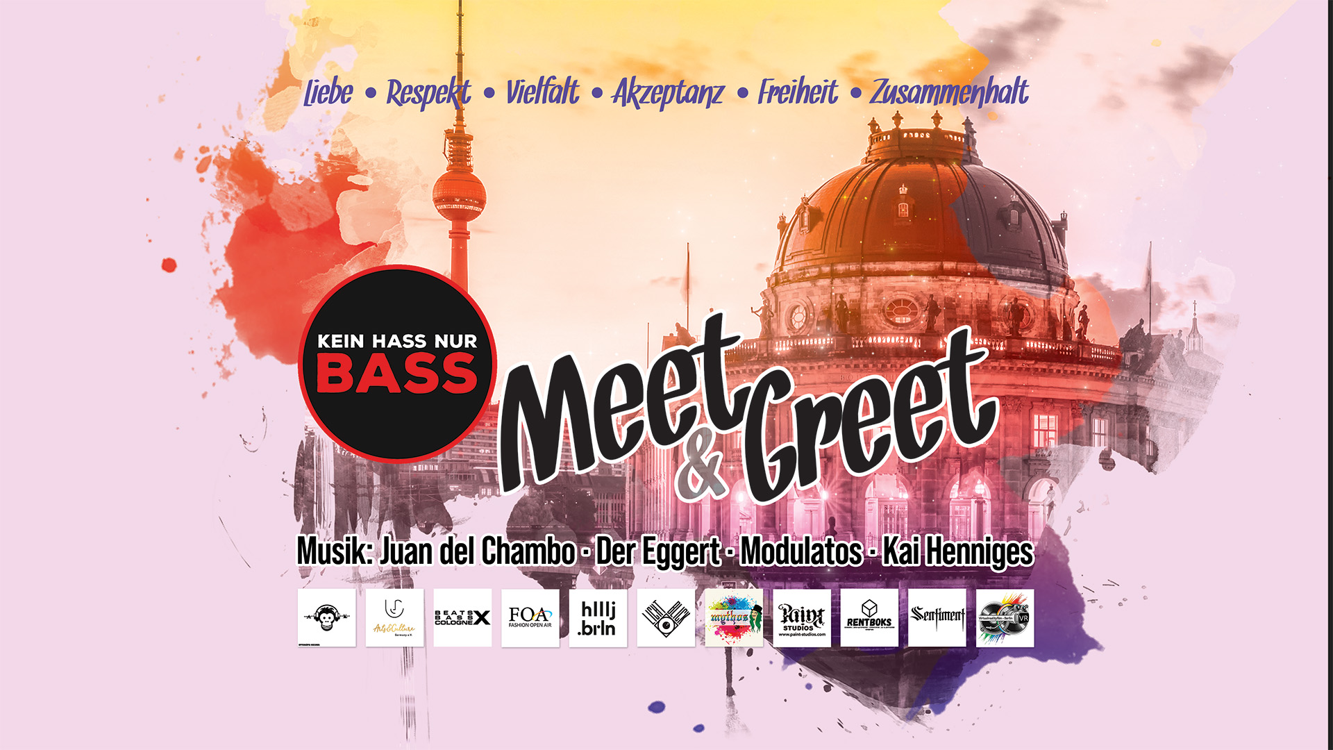 Kein Hass, nur BASS Meet & Greet Berlin
