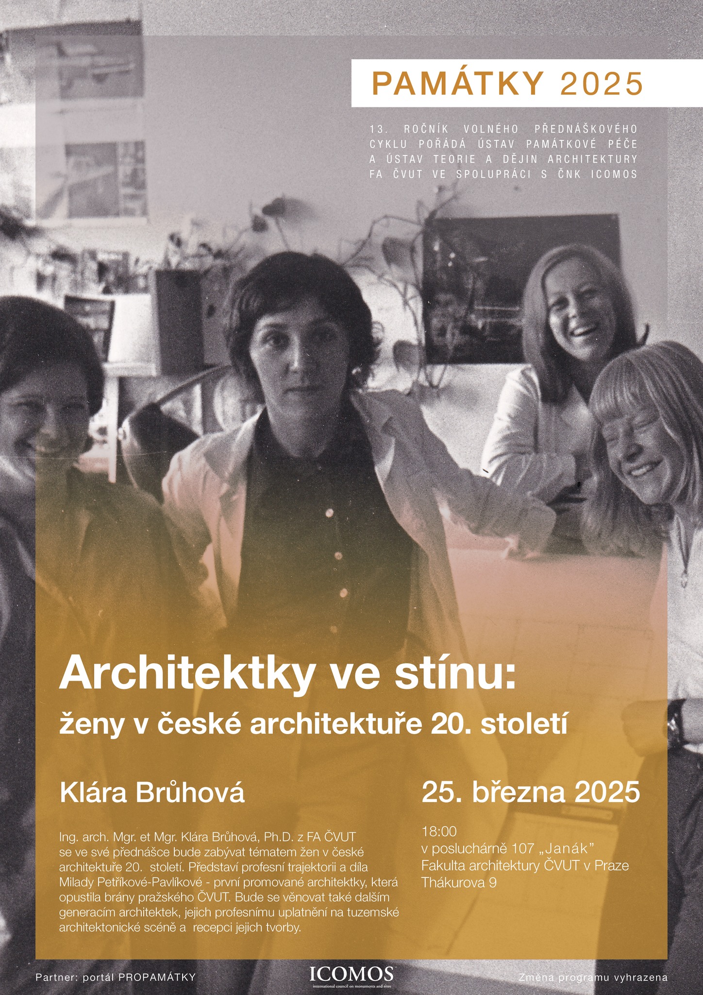 PAMÁTKY: Klára Brůhová - Architektky ve stínu: Ženy v české architektuře 20. století