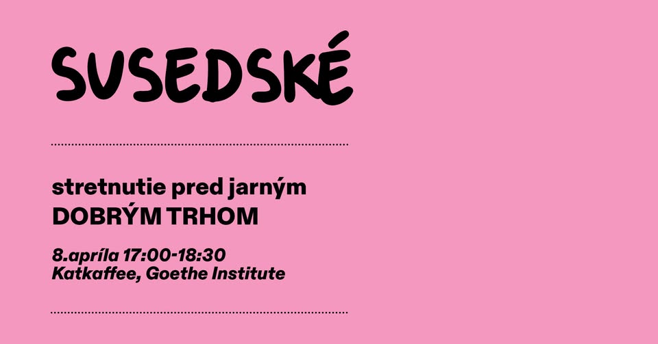 Susedské stretnutie pred jarným Dobrým trhom