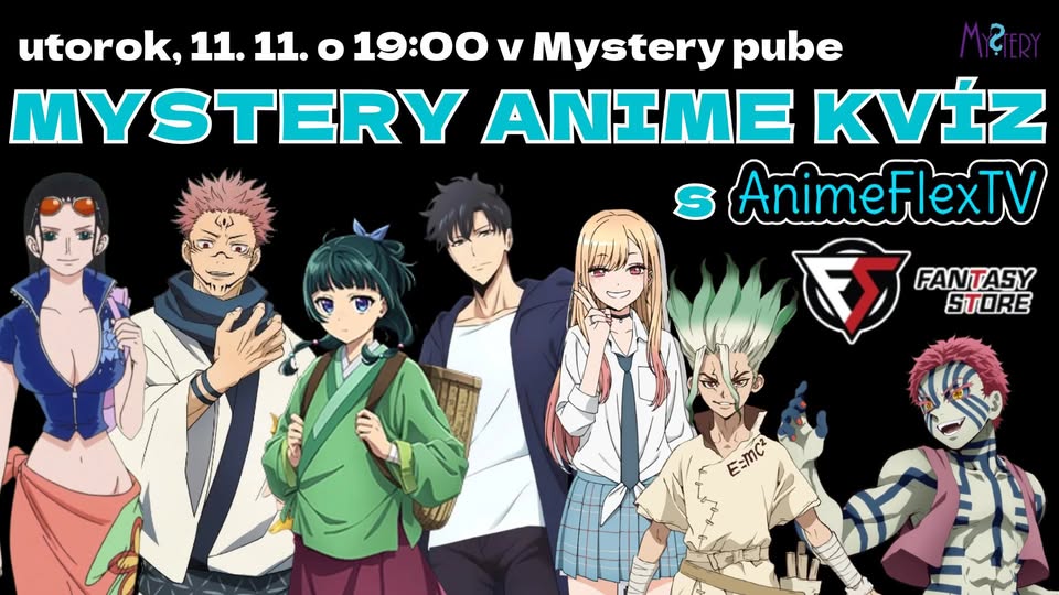 Mystery Anime Kvíz s AnimeFlex.TV