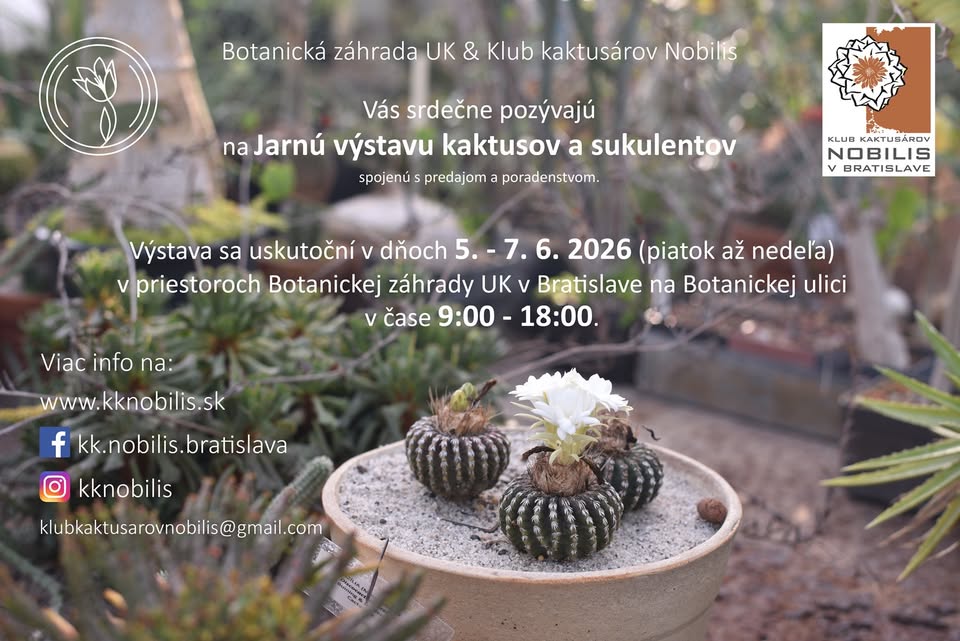 Jarná výstava kaktusov a sukulentov
